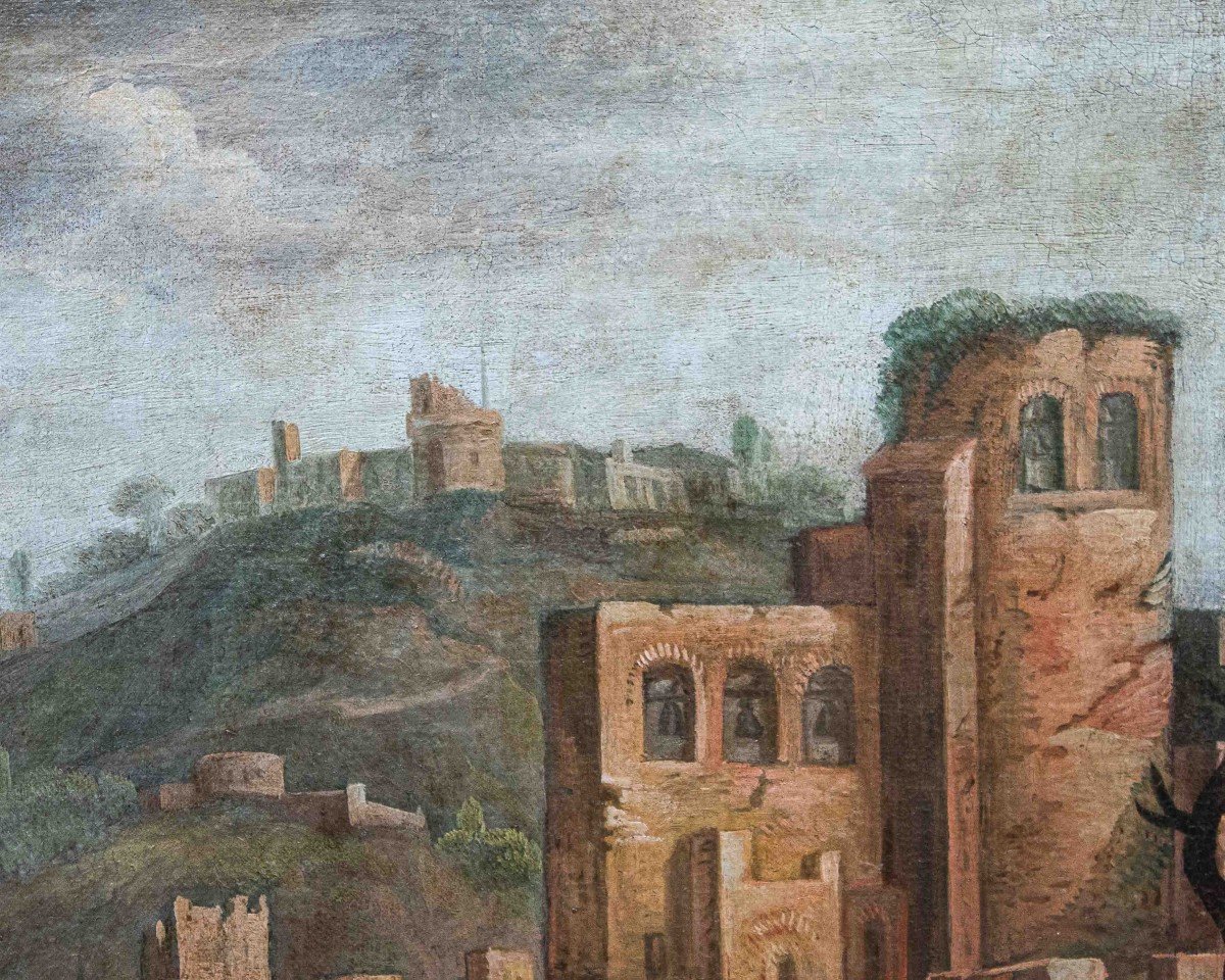 Painter Active In Rome At The End Of The Seventeenth Century, Coastal Landscape-photo-2