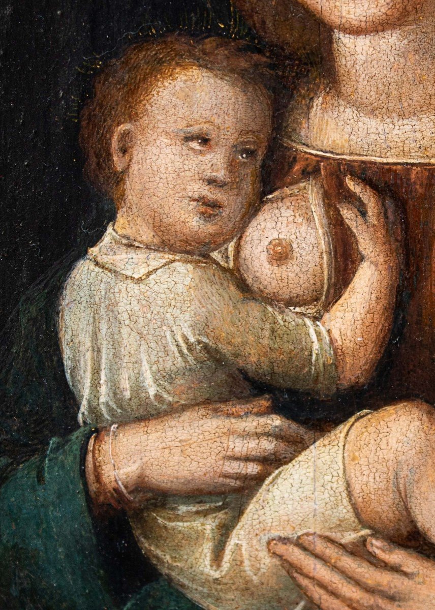 17th Century, Madonna Of The Milk-photo-4