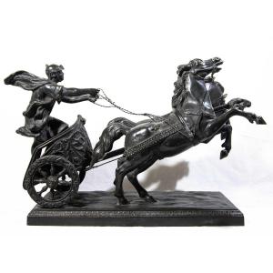 19th Century,chariot With Knight  