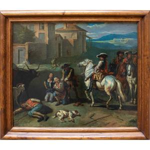 Giovanni Reder (1693 - 1764), Banditry Scene 