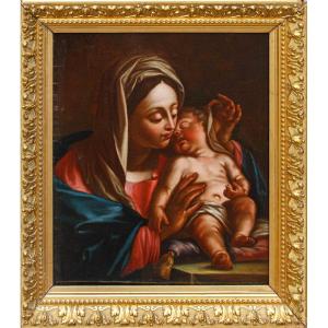 School Of Central Italy, 17th Century, Madonna And Child