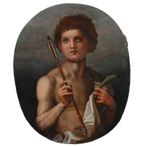 Carlo Portelli (1510 -  1574) (by Andrea Del Sarto) Saint Sebastian