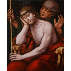 Workshop Of Gian Pietro Rizzoli, Known As Giampietrino (1480/1485 - 1553), Mocked Christ 