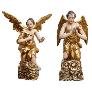 Lombard School, Mid 18th Century,  Couple Of Angels