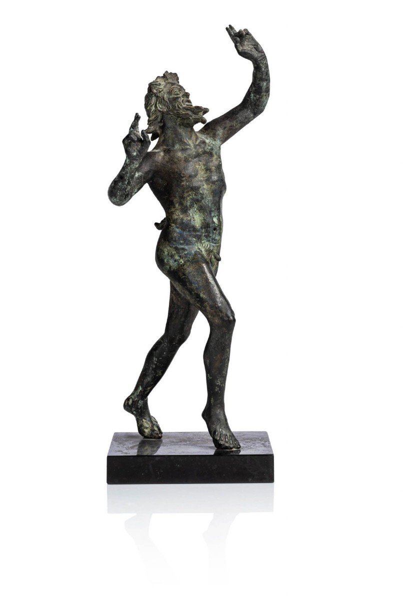 Proantic: 19th-20th Century Sculpture - Pan - Dancing Fauna From Pompe