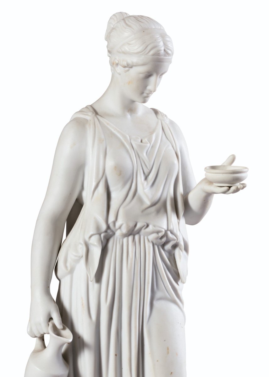 Biscuit De Sèvres-hébé-d'après Un Modèle d'Etienne-maurice Falconet (1716-1791)-photo-3