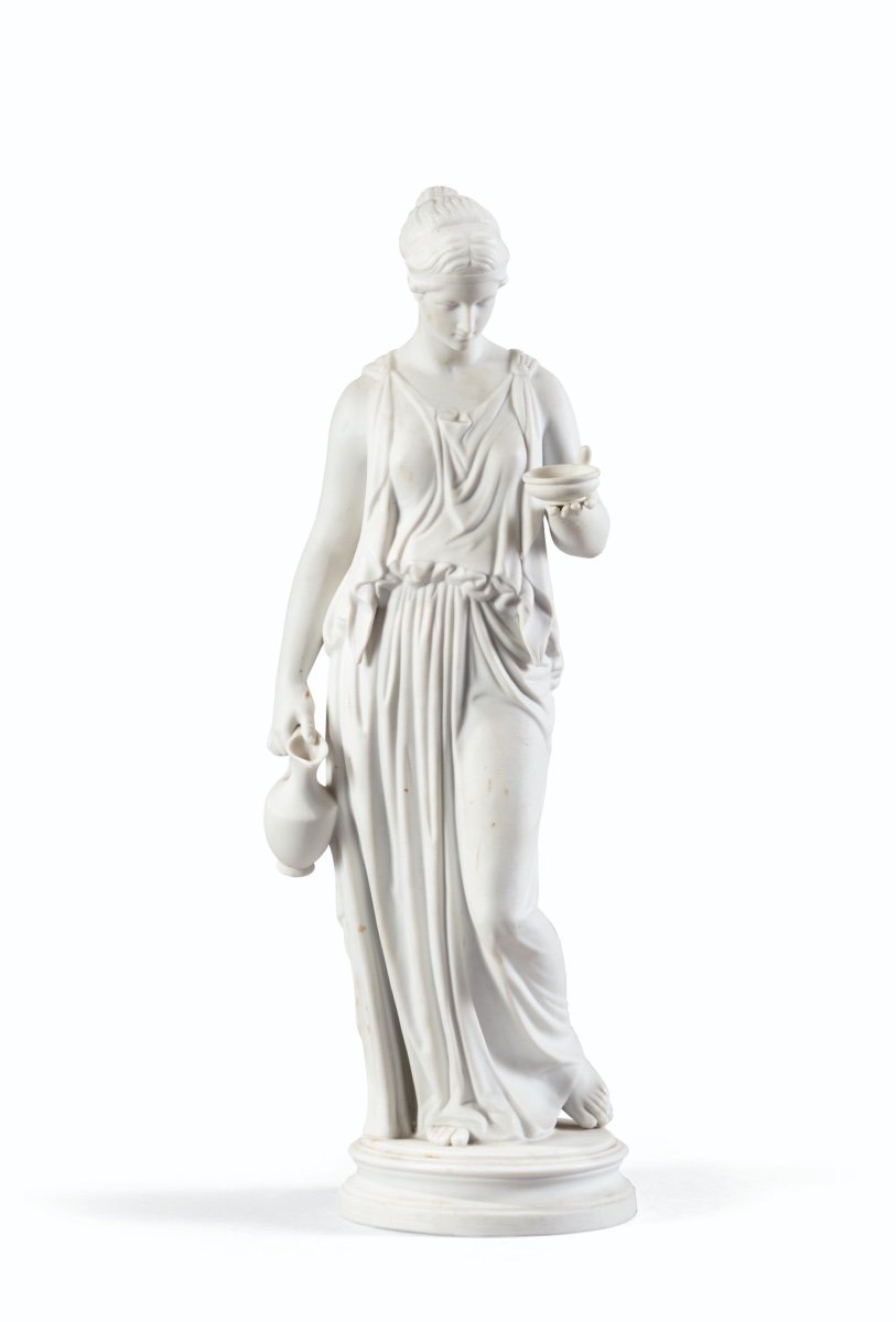 Biscuit De Sèvres-hébé-d'après Un Modèle d'Etienne-maurice Falconet (1716-1791)