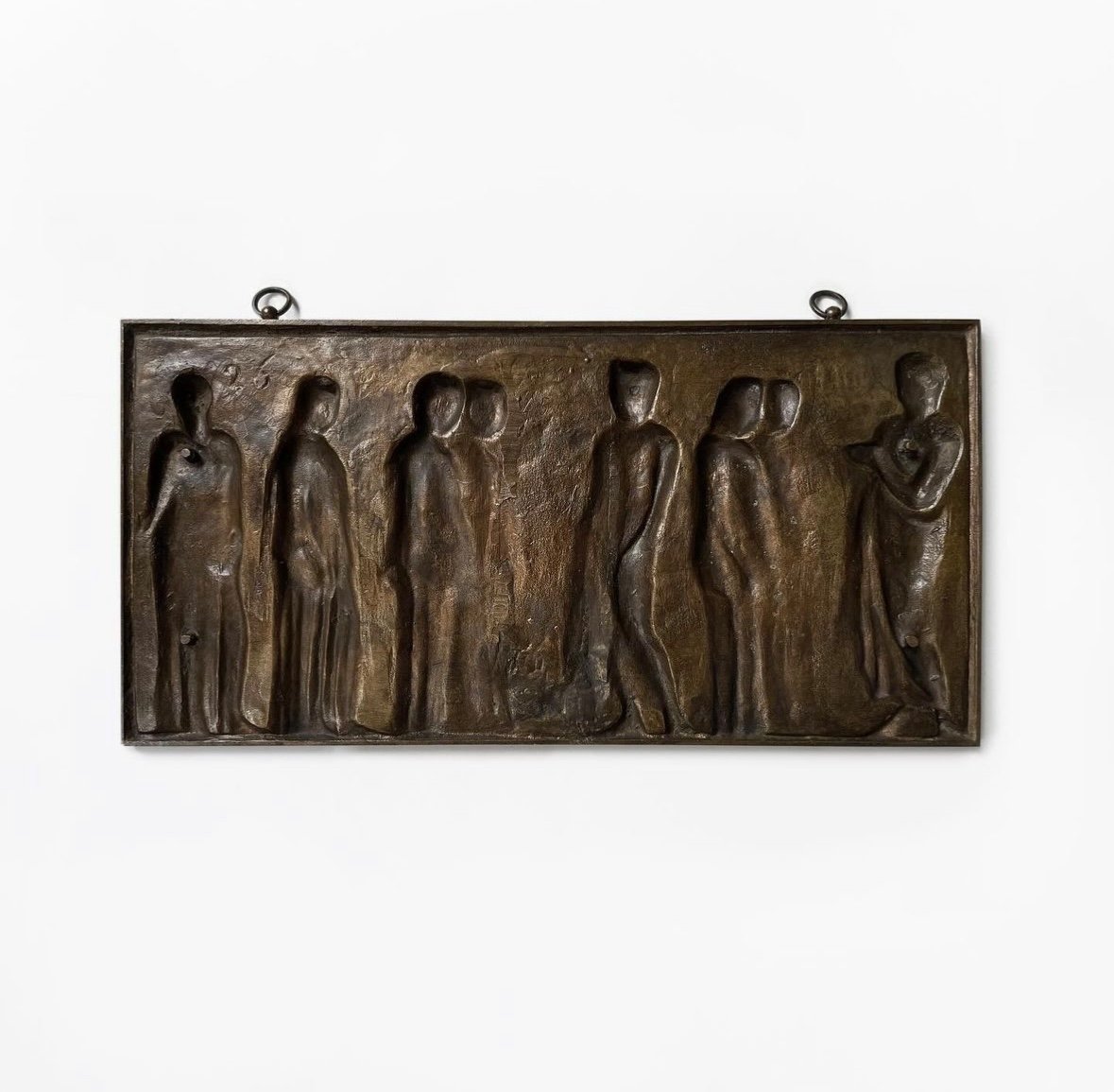 Big Bronze  Plaque Bas-relief - Ferdinand Barbedienne - 19th Century - Greece - Sculpture-photo-2