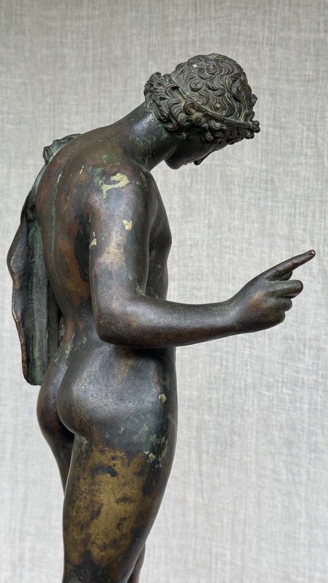 Narcissus - Regulus - Bronze - Ephebe - 19th Century-photo-2