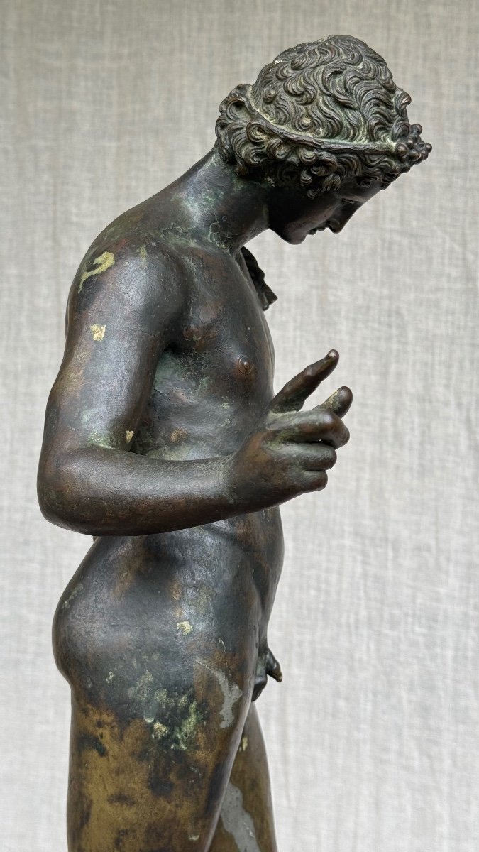 Narcissus - Regulus - Bronze - Ephebe - 19th Century-photo-3