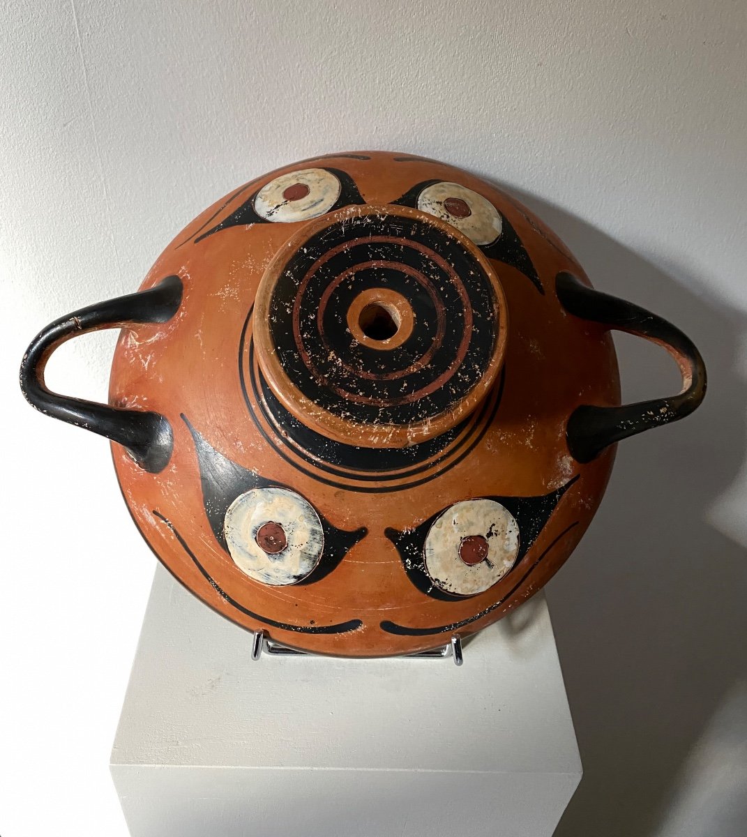 Kylix Cup Ceramic Greek Vase Mythological Decor 19th Century After Antique 19th Century Or Before-photo-3