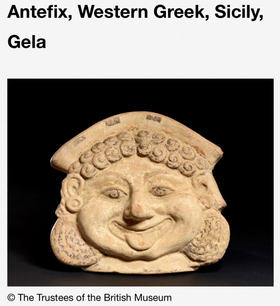 Antefix Head Of Gorgon Medusa Greek Archaic Terracotta Antique Magna Graecia 5th Century Bc-photo-8