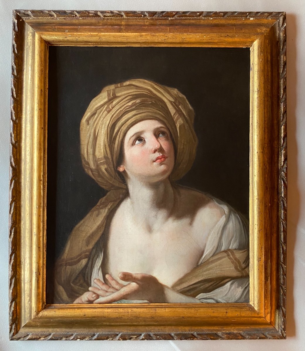 Portrait De Sibylle D’après Guido Reni école Bolonaise  Italie - Fin XVII Debut  XVIII femme