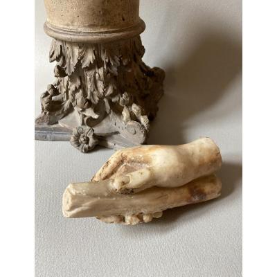 Antique Marble Hand - Ancient  Roman Art