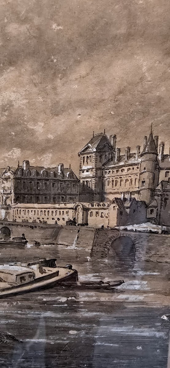 The Old Louvre Adolphe Rouargue (1810-1884)-photo-4