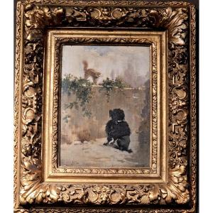 Dog And Cat Jules Monge (1855-1934)