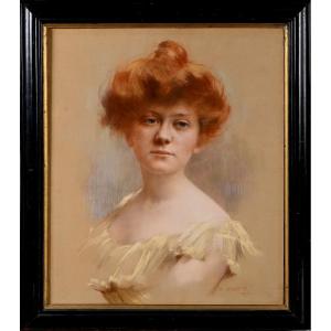 Portrait de Femme René GILBERT (1857-1914)