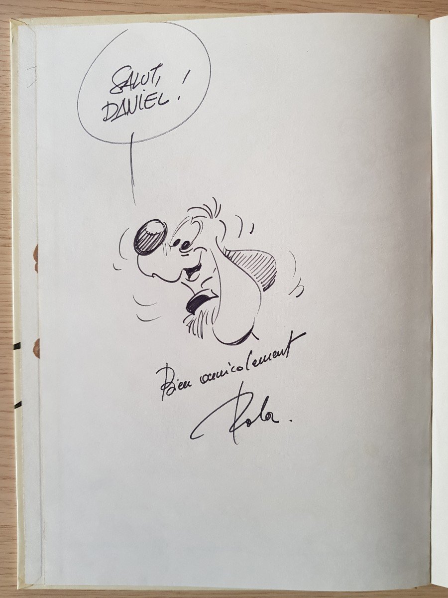 Boule Et Bill - Original Drawing Autographed By Roba -photo-3