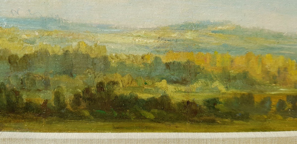 Théodore ROUSSEAU - Vue panoramique - 1830 - Certificat-photo-7