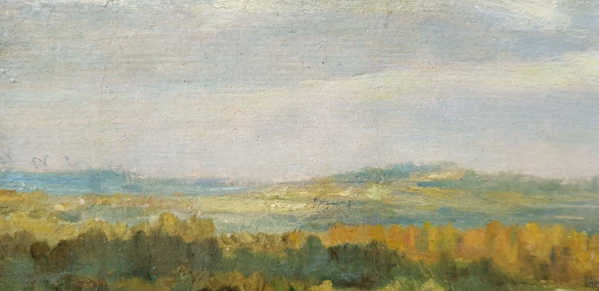Théodore ROUSSEAU - Vue panoramique - 1830 - Certificat-photo-8