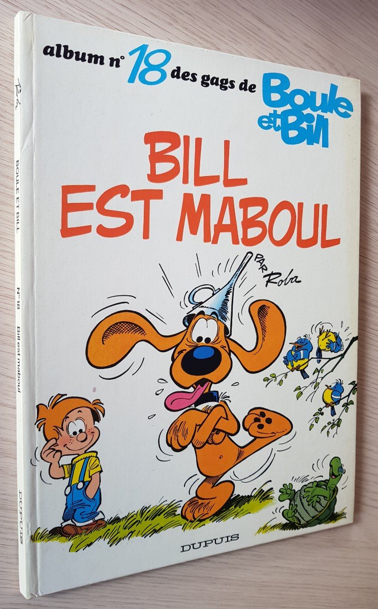 ROBA - Dessin dédicacé - Boule et Bill - 1980-photo-3