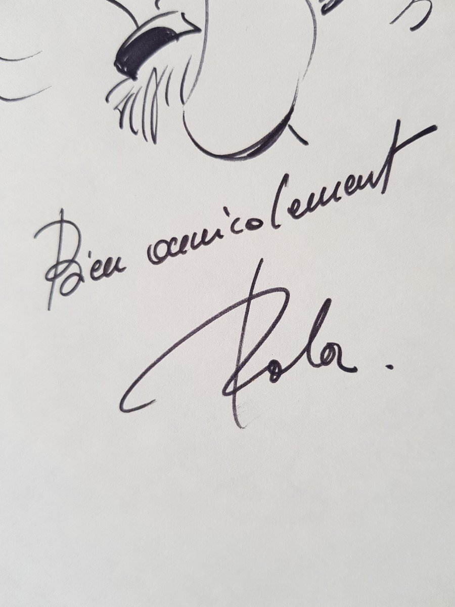 ROBA - Dessin dédicacé - Boule et Bill - 1980-photo-3