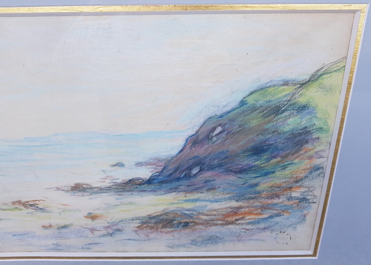 Schuffenecker - Pont Aven School - Pastel - Seaside-photo-3