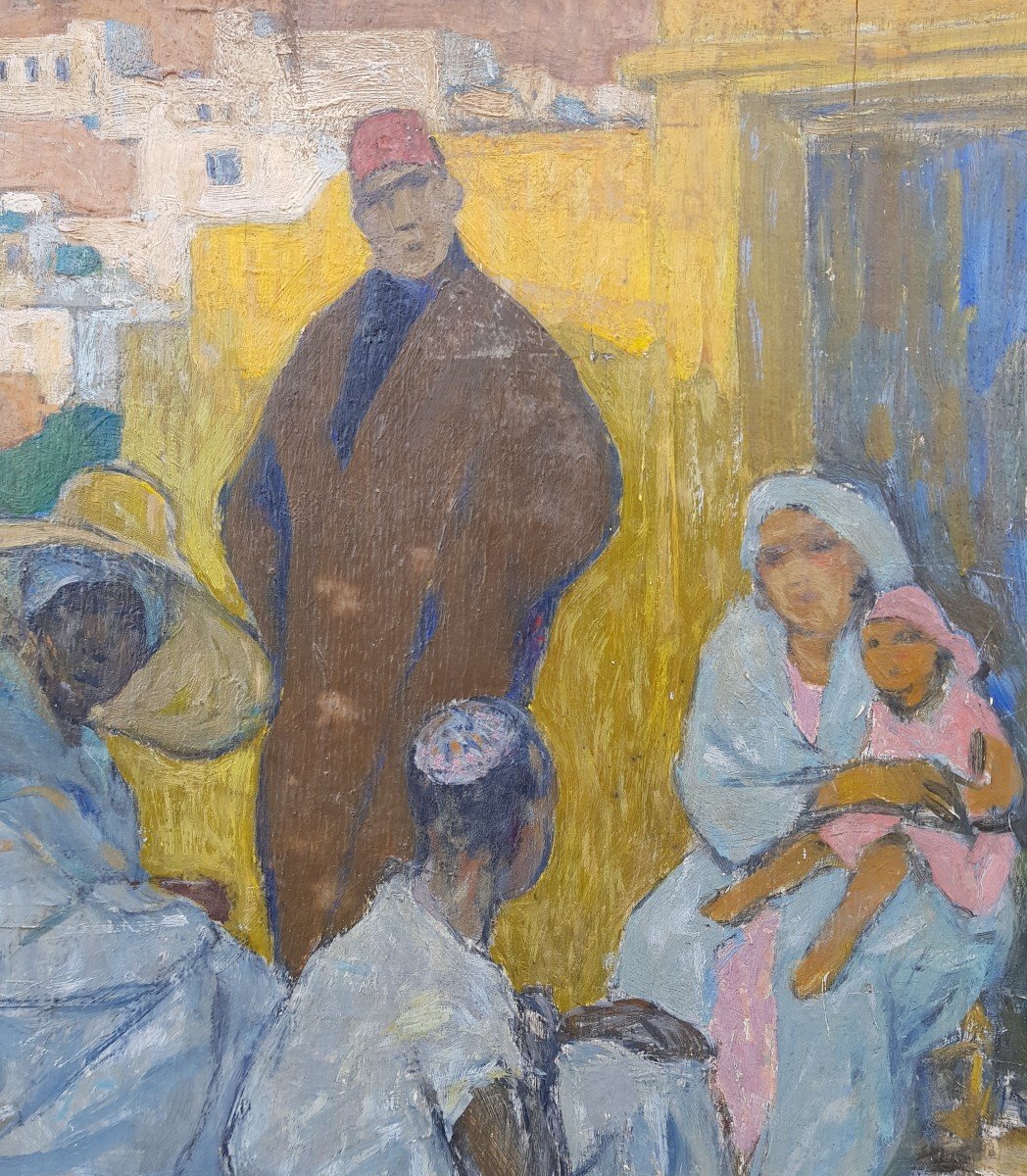 Fernand LANTOINE - Tableau orientaliste - MAROC