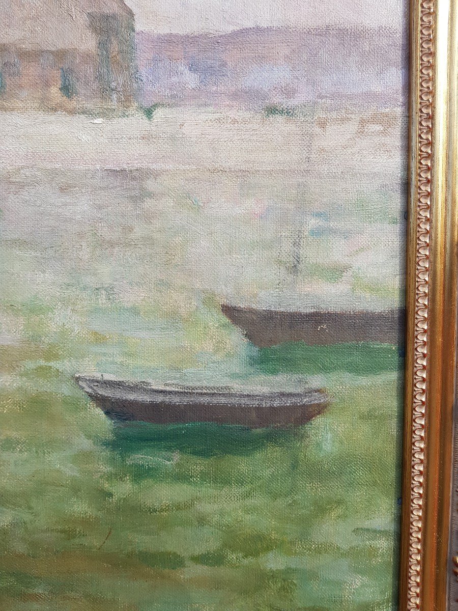 Jules René Hervé - Camaret, Brittany - Oil 77 X 54 Cms-photo-7