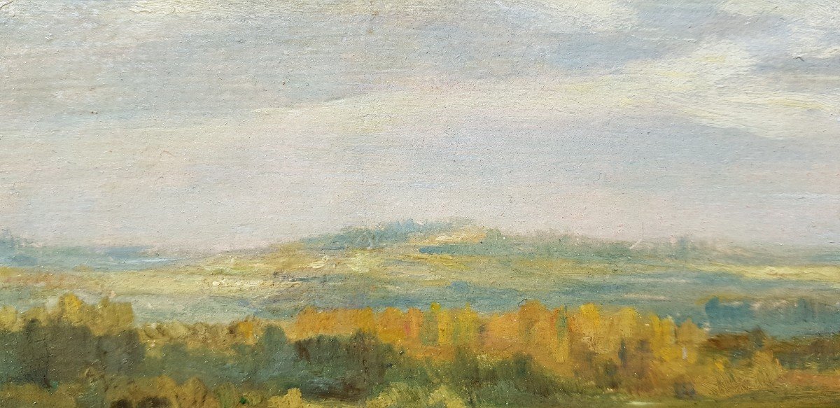 Théodore ROUSSEAU - Paysage 1830 - CERTIFICAT-photo-1