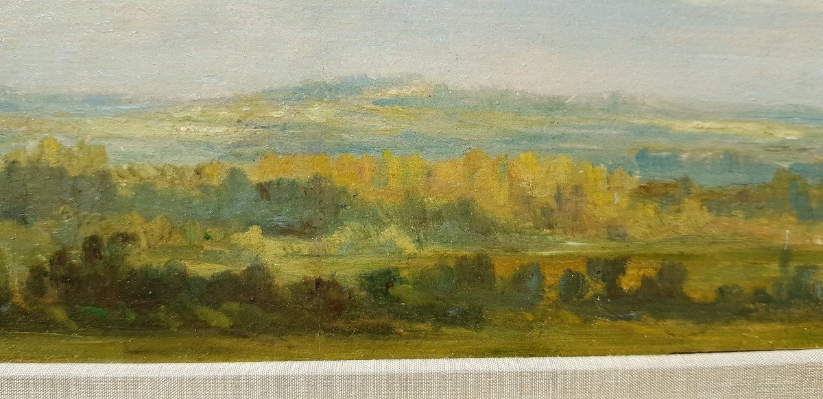 Théodore ROUSSEAU - Paysage 1830 - CERTIFICAT-photo-2