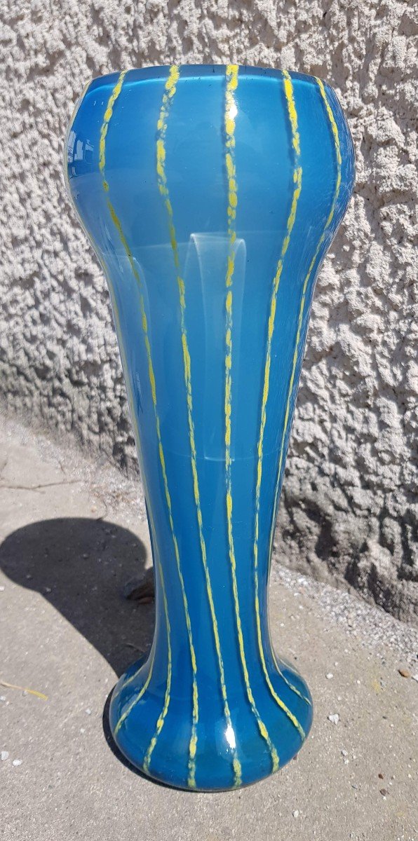 Large Art Deco Vase - Attributed To Schneider - 1930-photo-2