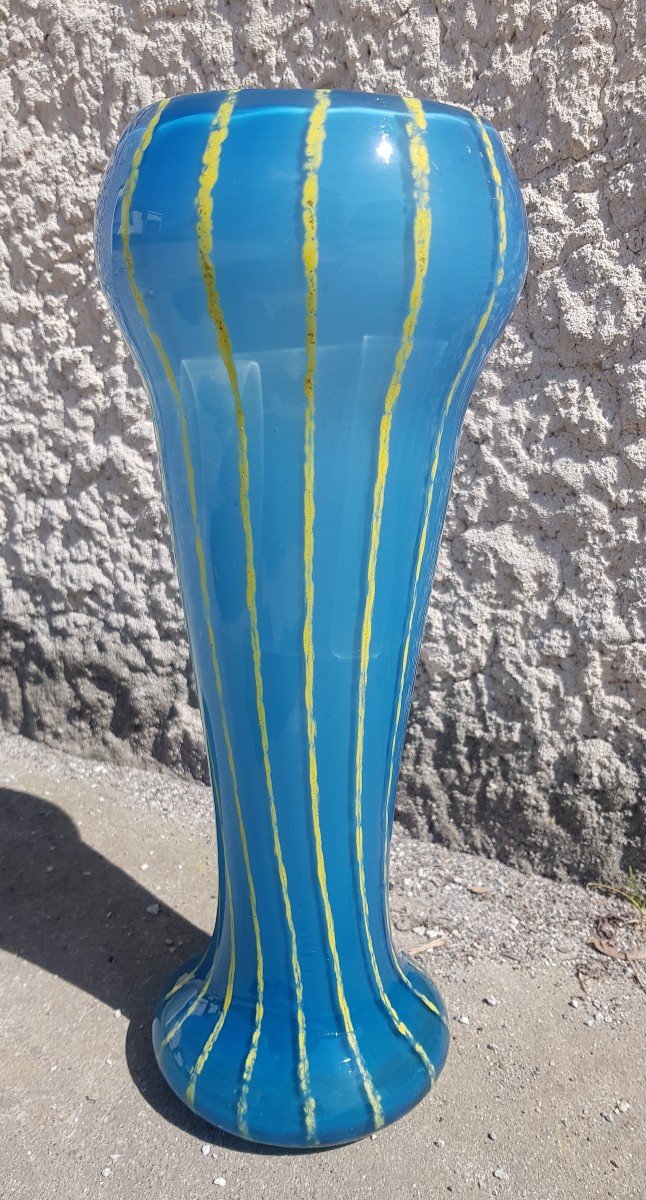 Large Art Deco Vase - Attributed To Schneider - 1930-photo-5