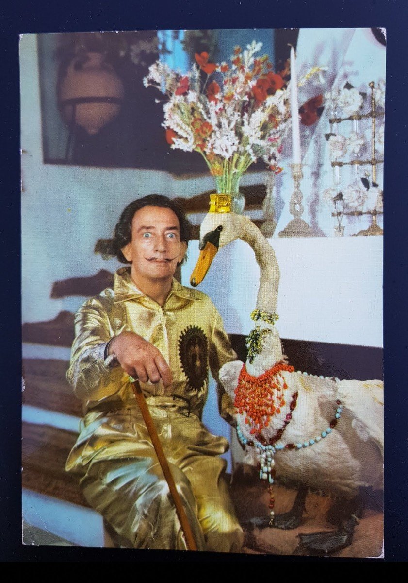 Dali - Signed Postcard - Cadaques, Spain - 1971 -photo-3