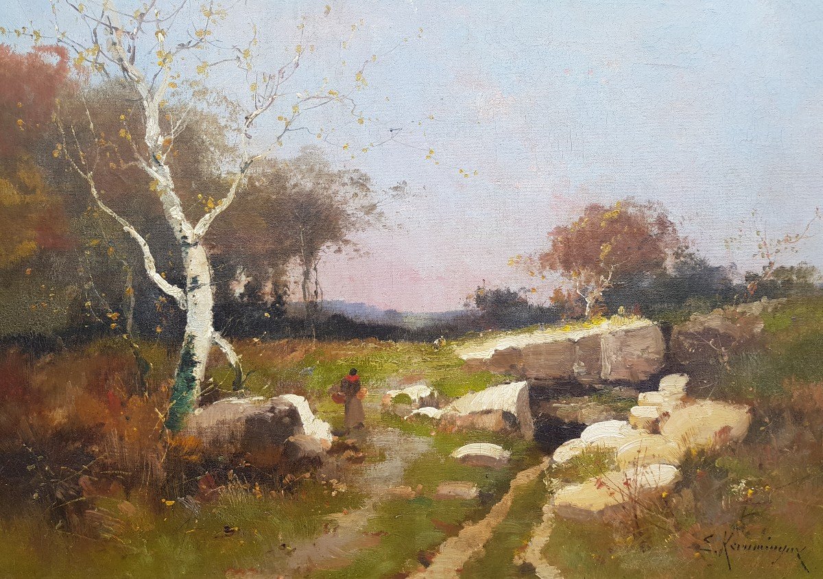 Galien Laloue - Oil On Canvas - 49 X 65 Cms-photo-3