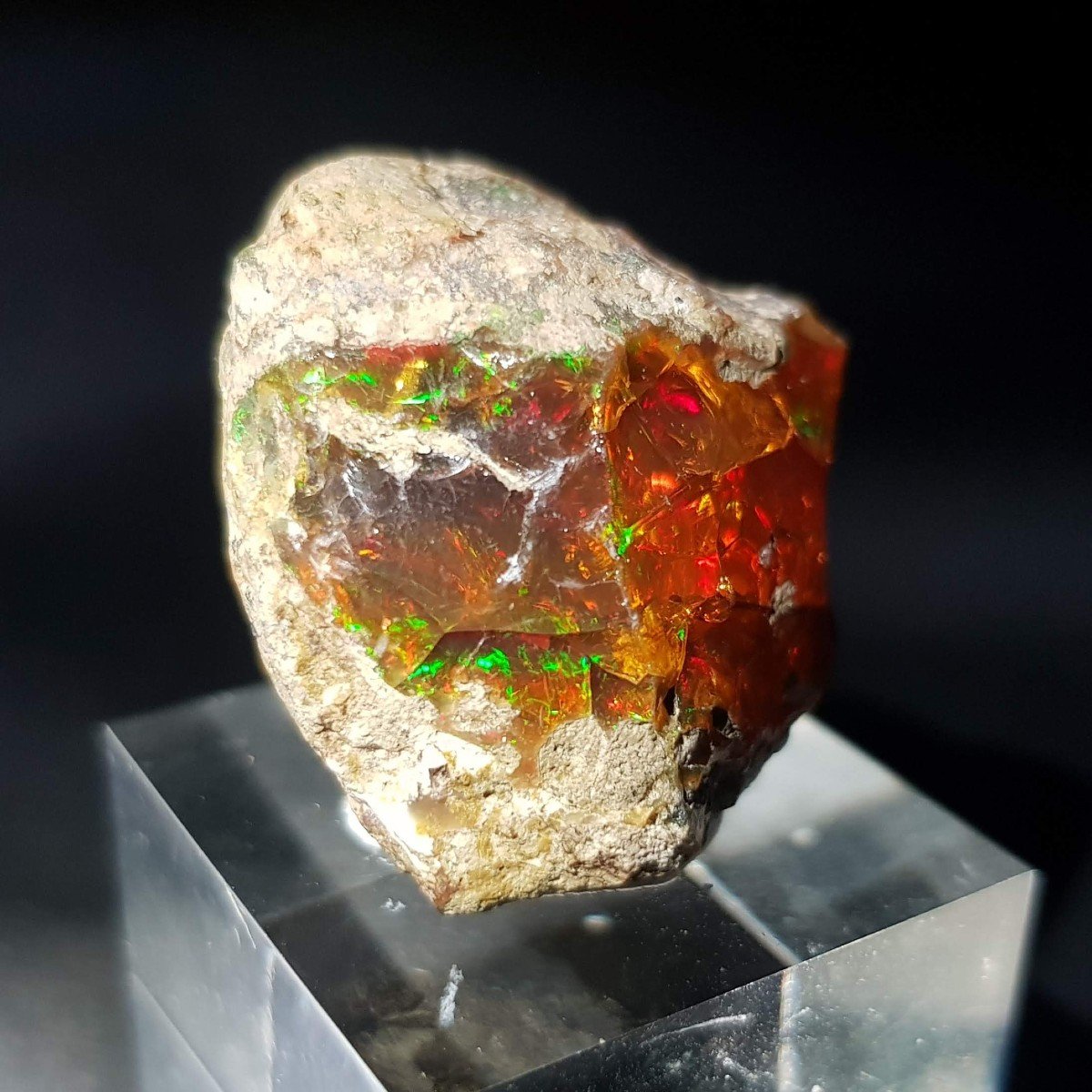 Large Precious Opal - 3.5 Cms - 18 Grs -photo-4