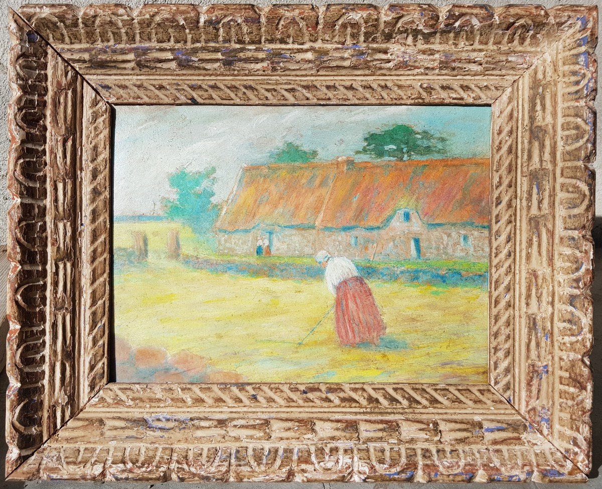 DELAVALLÉE - Pont Aven - Huile - Batteuse de blé 