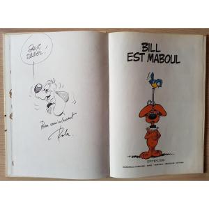 ROBA - Dessin dédicacé - Boule et Bill - 1980