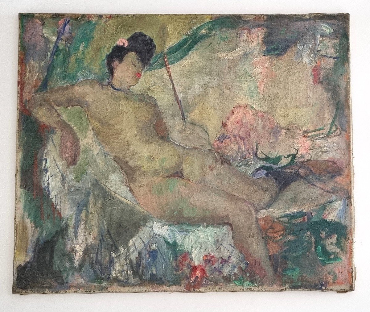 Reclining Nude, France Around 1920