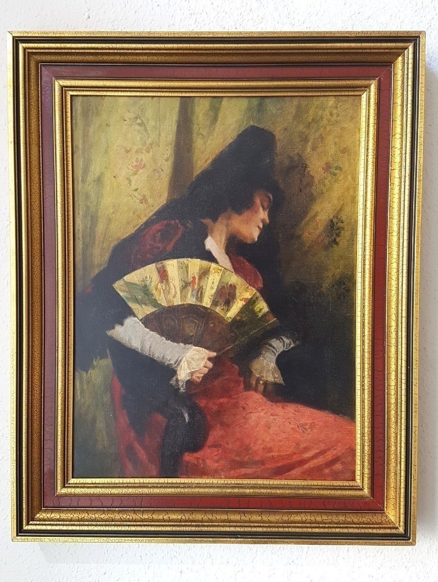 Spanish Dancer With A Fan (flamenco)