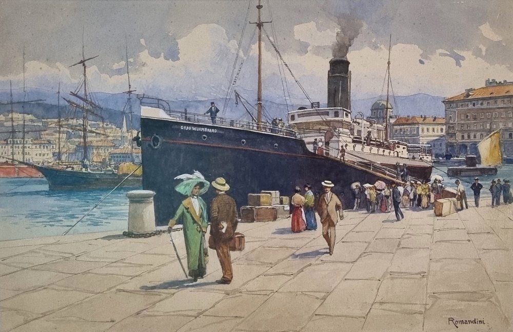 Artiste Italien Vers 1910 (trieste)