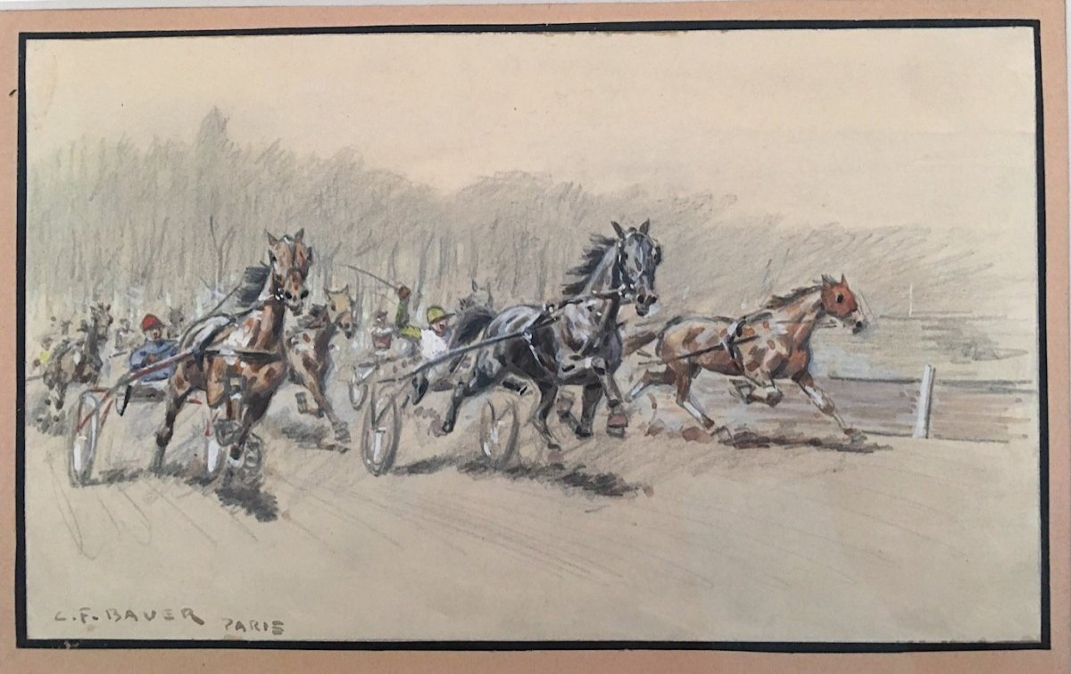At The Races - Horses And Jockeys, Paris-photo-3