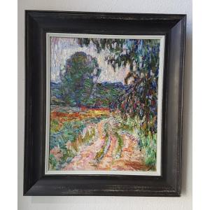 Impressionist Landscape By Jacques Martin-ferrieres