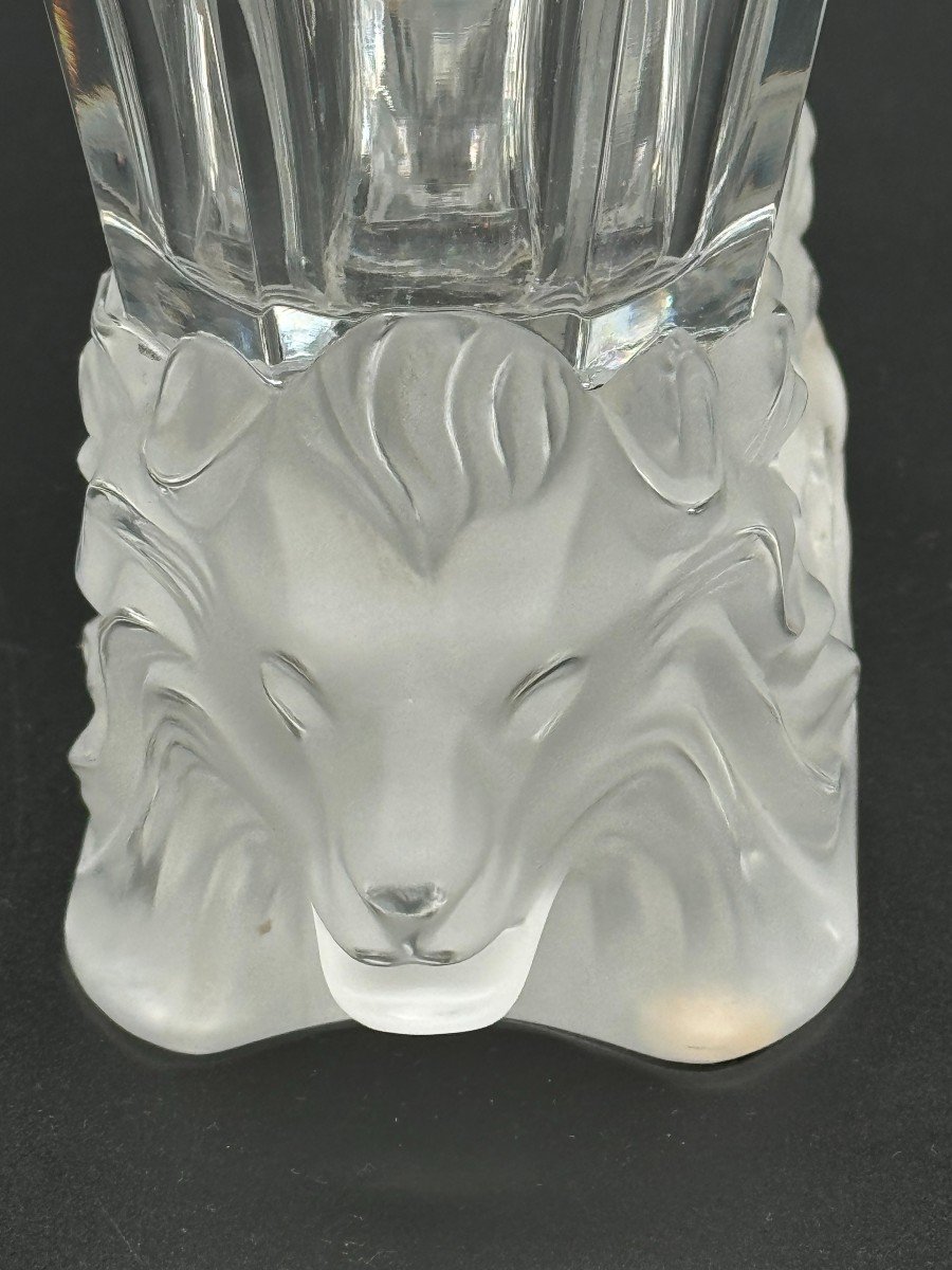 Lalique France. Vase Ou Coupe Rectangulaire, Modèle “venise” -photo-1