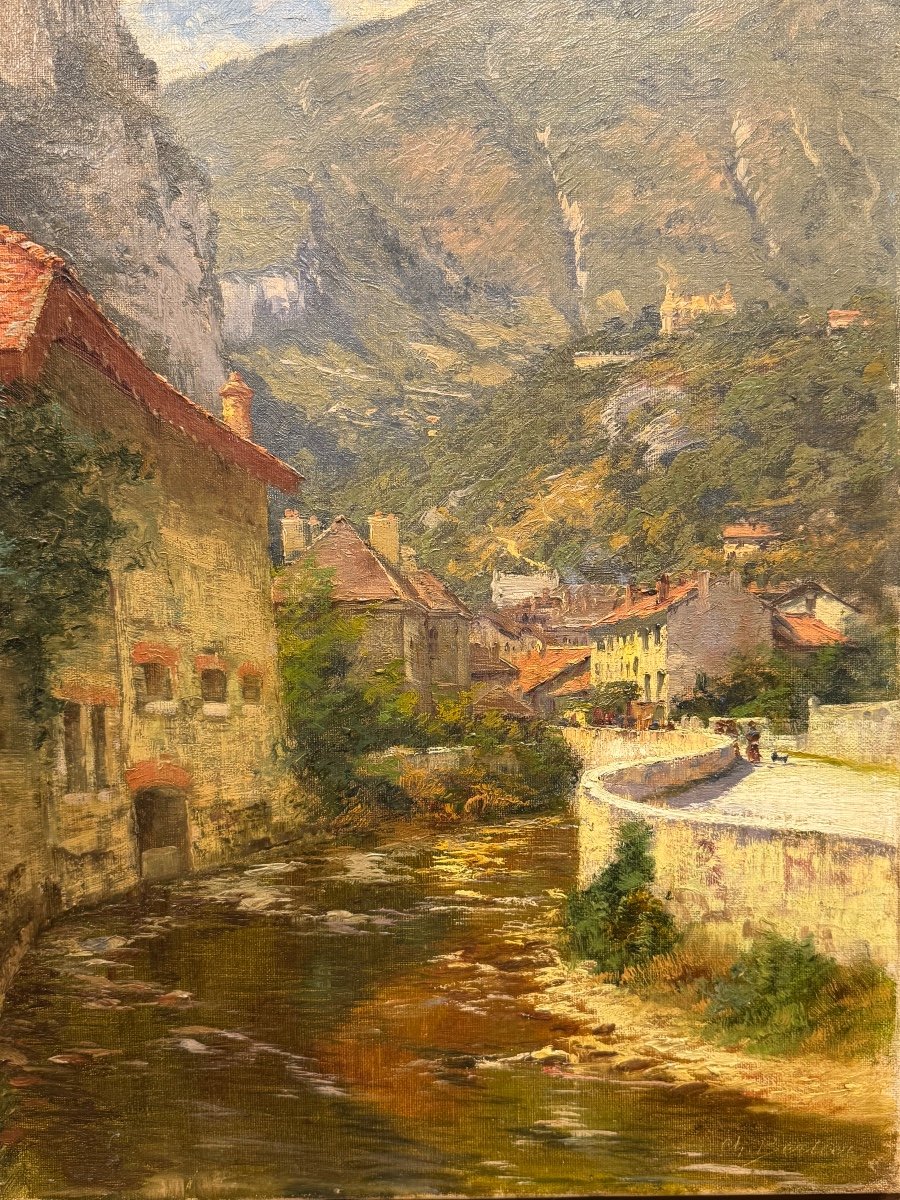 Charles Berthier (1860-1924) Le Furon Center Of Sassenage -photo-2