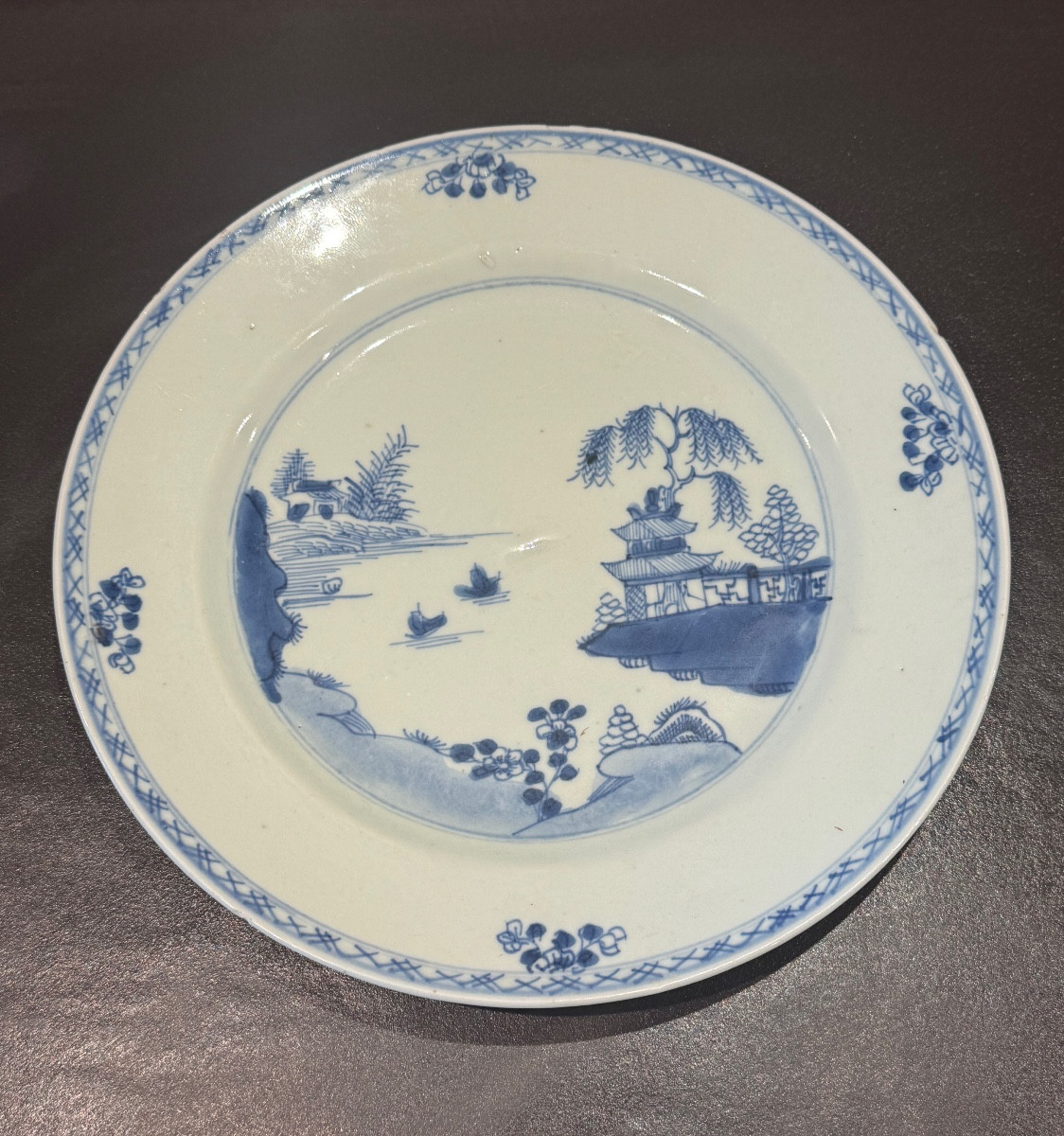 18th Century Porcelain Plate From The East India Company 