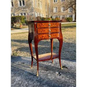 Salon Table Or Chiffonnière Louis XV Period By François Bayer