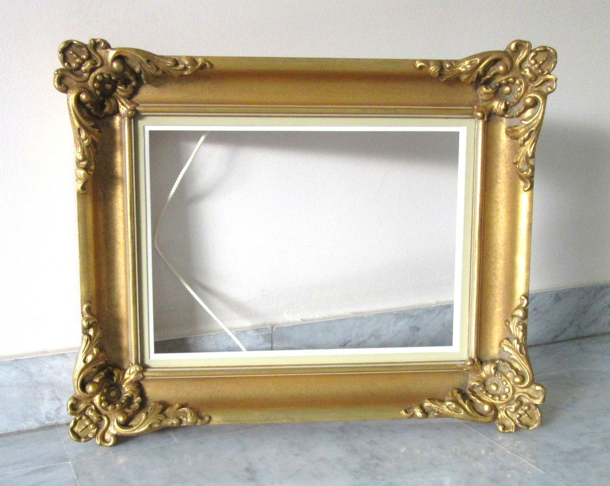 Louis XV Style Golden Frame