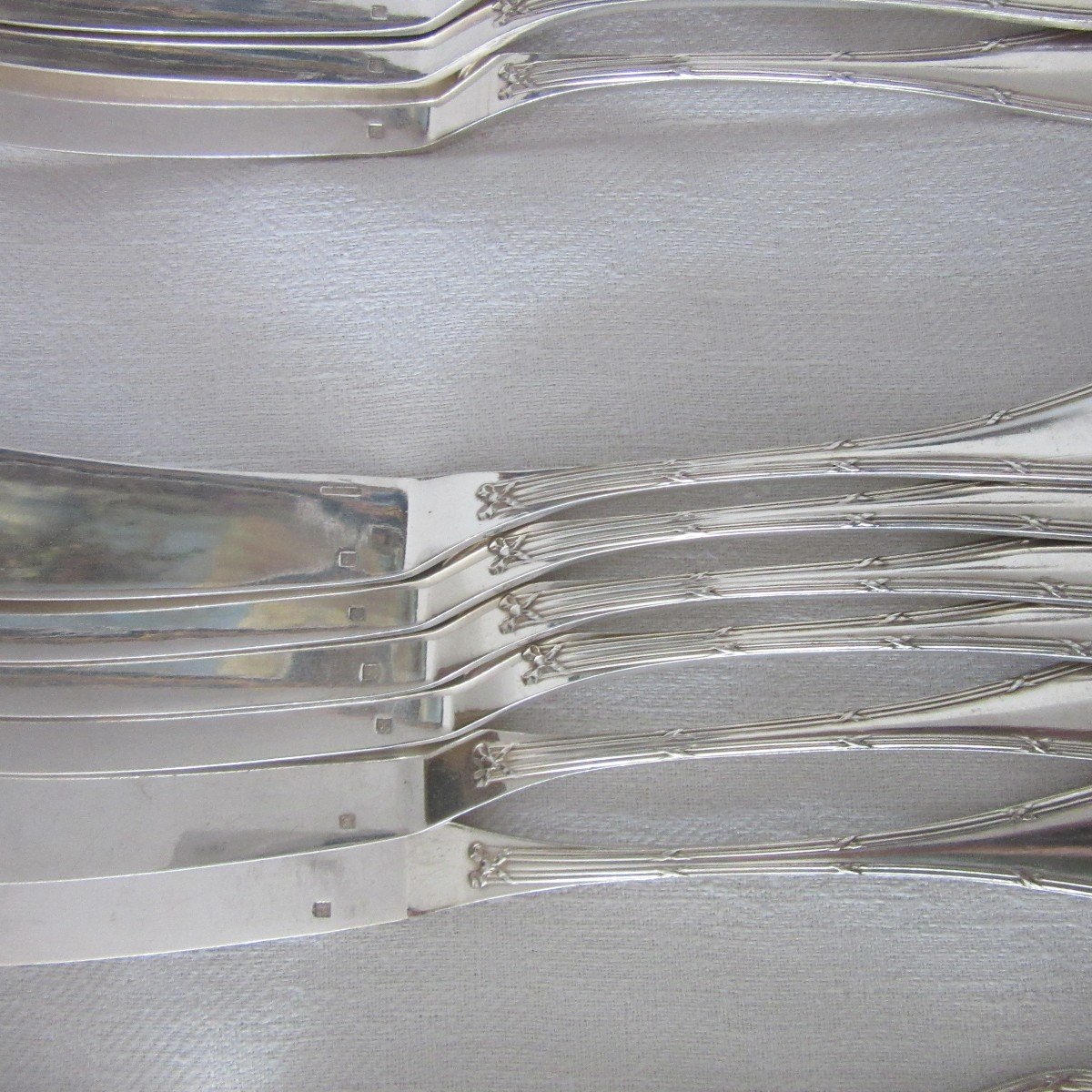 Christofle Cutlery Set Crossed Ribbon Model-photo-7