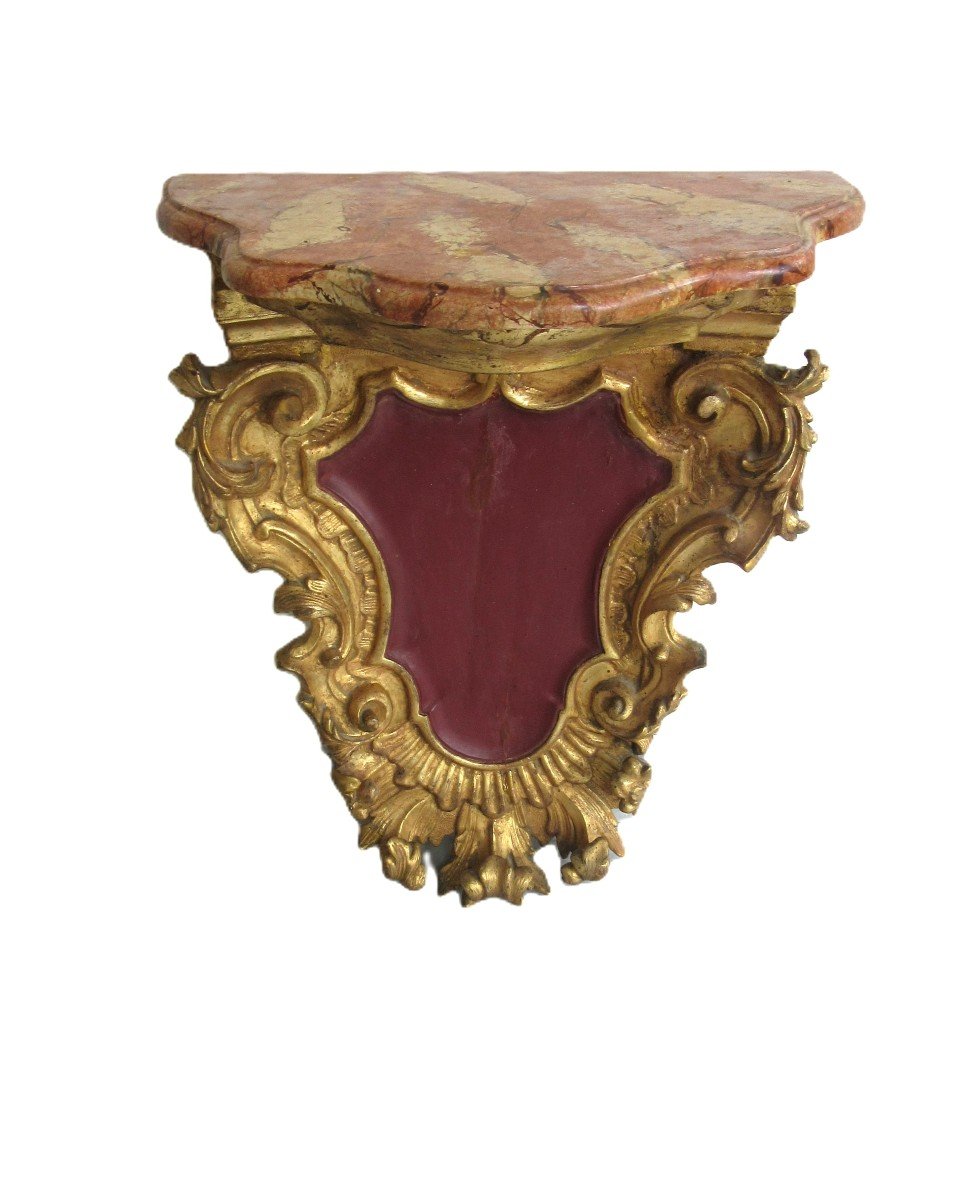 18th Century Gilded Wooden Console